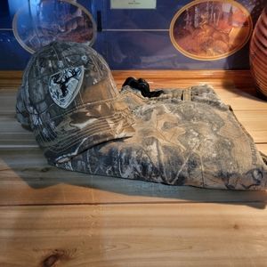 Youth Hunting Pants and Hat
